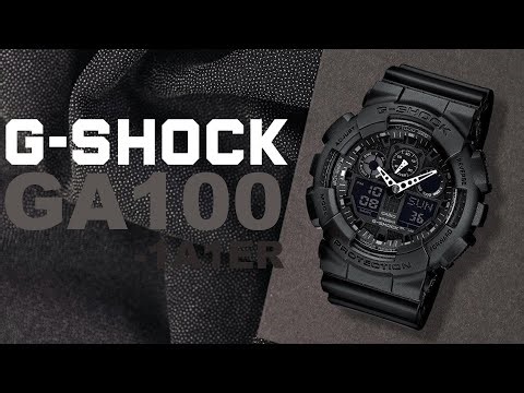 Egy egységnyi G - Casio G-Shock GA-100 bemutató és 5081 H-Set, beállítások, funkciók