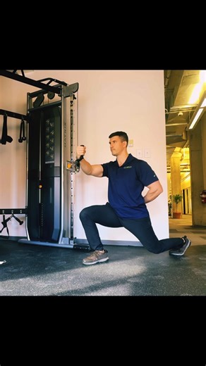 Combo ISO Split Squat + ISO UNIL. Pallof Press / Fly