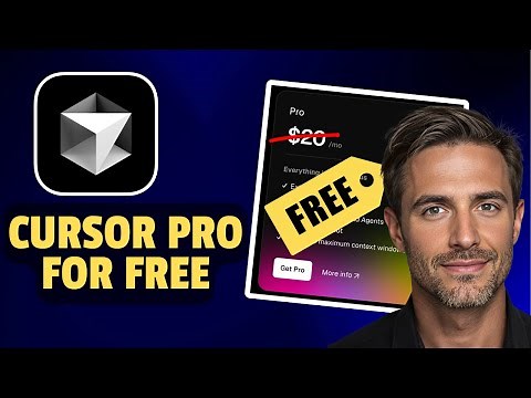 How To Get Cursor AI Pro FOR FREE (2025 TUTORIAL)