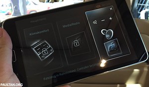 VIDEO: BMW Touch Command - a brief look at the BMW 7 Series Android-powered Samsung tablet - paultan.org
