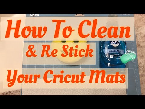 How To Clean Your Cricut Mats And Make Them Sticky Again | For Beginners
