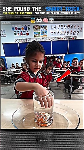 This Girl’s Clever Physics Trick Left the Whole Classroom Speechless🤍