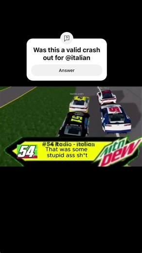@Blue_lbx crashes out at homestead @TheRealBiffler @MMCupseries2024 @Nascardude_89