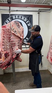 Breaking down a Beef front quarter! 🔪🔥🥩 #beef #butcher #butchering #meat #thebeardedbutchers | The Bearded Butchers