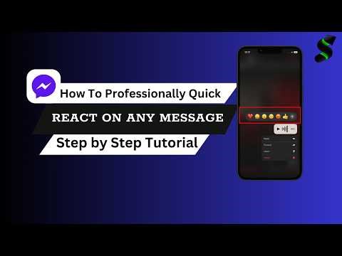 How To Quick Reacte On Any Message On Messenger New Trick 2026