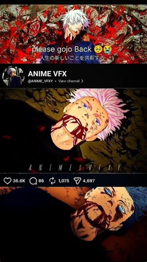 Please Come Back Gojo 🥺💔 | The Strongest We Lost | Jujutsu Kaisen#gojocomeback