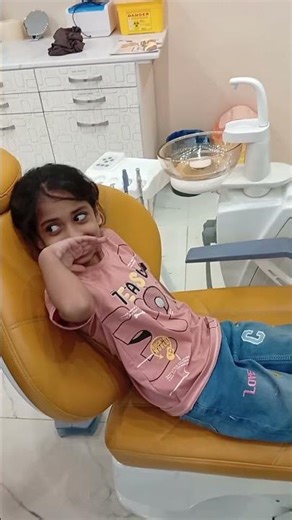 #My daughter get a tooth extracted #little kids tooth extracted by doctor#kidsactivities