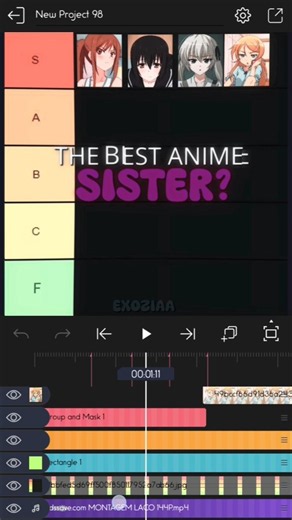 Edit the "Tier list × Overflow" #tierlist #overflow #anime #trending #edit #shorts