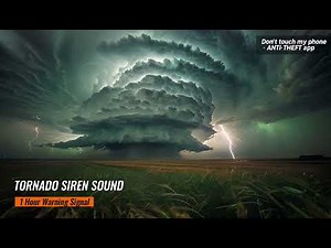 Tornado Siren - Alarm Sound - 1 hour loop HD