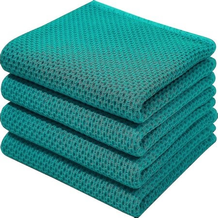 6x Tea Towels 100% Cotton Quick Dry Packs Kitchen Cleaning Dish Cloths Drying - Walmart.ca