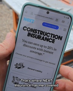 74 reactions | Save up to 25% with instant coverage designed for contractors  General liability  Workers’ Compensation  Professional Liability | Next Insurance | Facebook