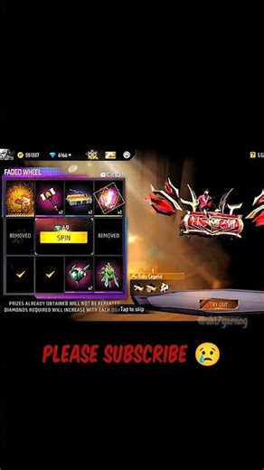 New Skydive Skin Event Free Fire | free fire new event | ff new event |new event free fire #short