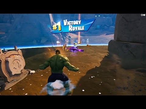 HULK SKIN IN FORTNITE GAMEPLAY+HULK SMASHERS!! #EpicPartner