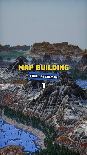Building a Massive Multi-Isles Fantasy Map! 10K X 10K! #minecraft #minecraftshorts