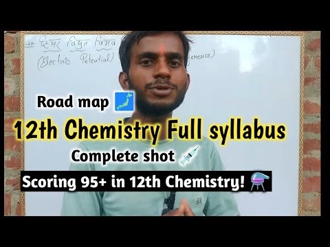 Full syllabus marks weightage chapter by chapter complete shot 12th chemistry