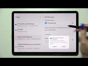 Samsung Galaxy Tab S8 - How To Clone Apps