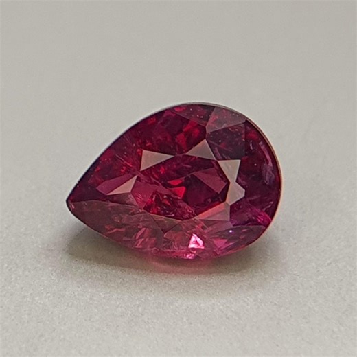 Unheated Natural Ruby Purplish Red Color 6.6 X 5 Oval From Mozambique - Etsy