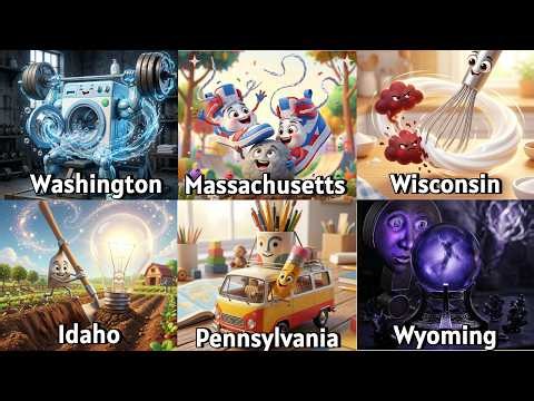 8 Funny U.S. State Compound Words #3 | Literal vs. Reality Challenge