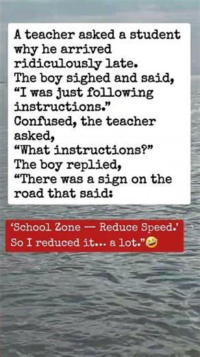 THIS LOGIC is Unmatched Funniest Reason for Being Late