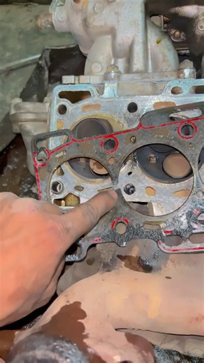 Head Gasket Cross Problem 😱 | Engine Heat Issue Solve in Minutes! #ytshorts #shorts #mechanic