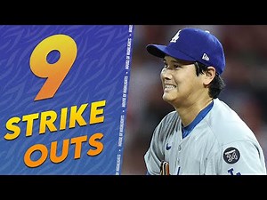 Shohei Ohtani DOMINATES! 9 K’s in 6 Innings in His FIRST Postseason Start! ⚡