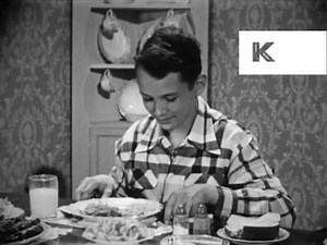1950s Family Meal, Healthy Food, Good Diet, USA