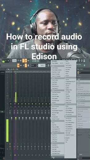 How to record audio using Edison #flstudio #musicproducer #flstudiotips #musiccreation #edison