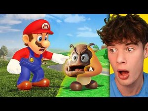 Mario Odyssey, but everything I touch turns REALISTIC