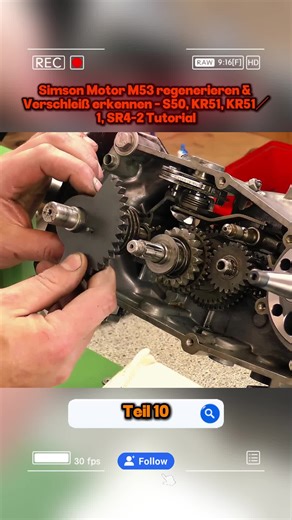 Simson Motor M53 regenerieren & Verschleiß erkennen - S50, KR51, KR51／1, SR4-2 Tutorial-Teil10#2radgeber #simson #tutorial