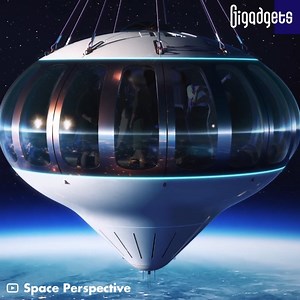 120K views · 2K reactions | Priced at $125,000 for each ticket, this balloon will take you to the edge of space. Spaceship Neptune features a high-performance balloon and a pressurized capsule ​to give you a six-hour scenic space flight. US-based Space Perspective created it in collaboration with UK design studio PriestmanGoode. Only 20 people have experienced it so far, and you can reserve seats on Space Perspective's website. | GIGadgets | Facebook