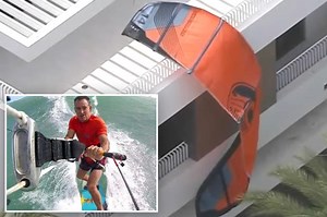 Florida kite surfer killed when gust of wind blows him into building