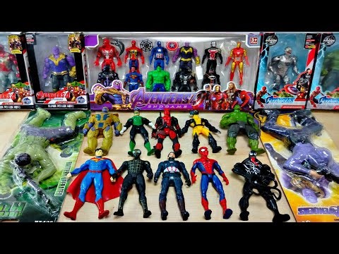 Spider-Man vs Venom toy collection unboxing | Venom let there be carnage toys | Marvel legends ASMR.