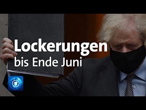 Corona-Plan für England: Lockerungen bis Ende Juni