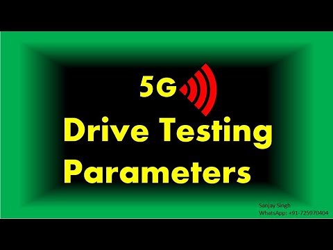 5G Drive Testing Parameters