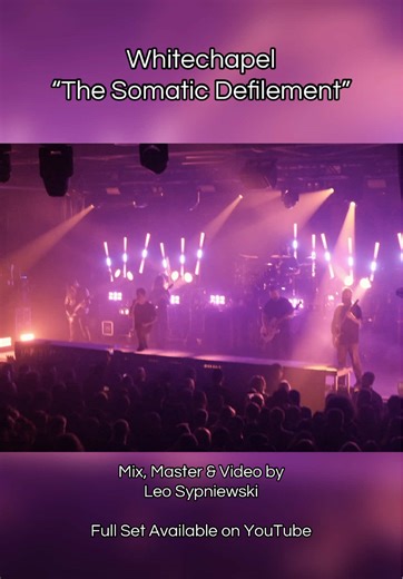 One of the last shows I filmed in 2025, and one of my favorites I’ve done period. Full set is over an hour long, check it out! #whitechapel #deathcore #concert #livemusic #heavymusic