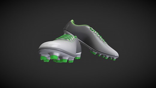 Football Boots - 3D model by StubbornFunkyDonkey