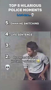 TOP 5 POLICE HILARIOUS MOMENTS #comedy #shortvideo #youtubeshorts