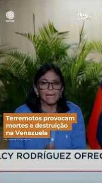 Earthquakes cause deaths and destruction in Venezuela #shorts #speakbrazil