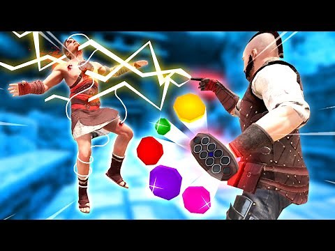 I Used Infinity Stones to Create my Own Overpowered Spells in Blades and Sorcery VR Mods (u9)