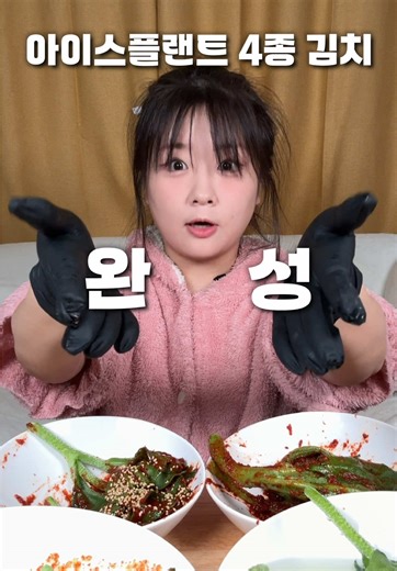 아이스플랜트 김치 네가지중 어떤게 맛있을까