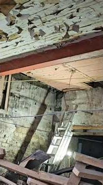 Destroying a 120-Year-Old Ceiling | Satisfying Demolition