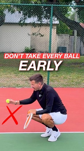 Don’t Attempt To Take Every Ball Early ❌ For solutions to common technical problems, premium drills, tutorials, courses, YT pre-releases, private Q&A’s, private chat groups, discounts on courses, lessons, video analysis, and much more, sign up for Intuitive Tennis Premium. 👉 Intuitive Tennis Premium available on the App Store iOS https://apple.co/3c5IyJp or intuitivetennis.com #tennisplayer #tenniscoach #tenniscoaching #tennistechnique #tennislesson | Intuitive Tennis