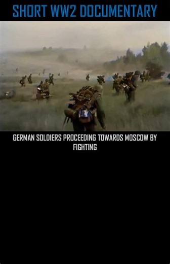 GERMAN SOLDIERS PROCEEDING TOWARDS MOSCOW BY FIGHTING #wehrmacht #ww2 #history