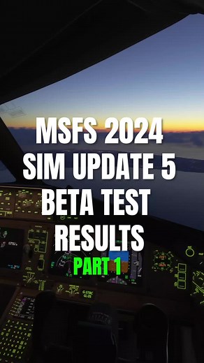 MSFS 2024 Sim Update 5 Performance Review