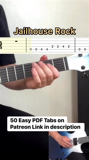 50 Easy PDF Tabs👉 http://patreon.com/1jour1riff #guitartabs #learnguitar #guitarcover #fypシ゚ | Skid Vyk