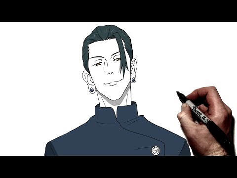 How To Draw Suguru Geto | Step By Step | Jujutsu Kaisen S2