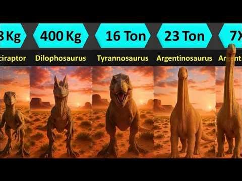 Dinosaur Size Comparison: From Smallest to Biggest