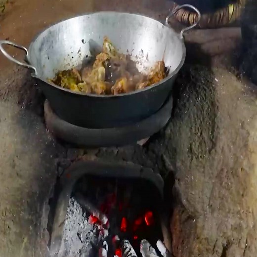 Spiny gourd! A delicious gourd curry with chicken for lunch today .village kitchen recipe(part3) Part 4 | Village Kitchen