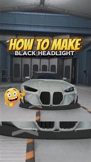 How To Make BLACK HEADLIGHTS 😈🔥 | Car Parking Multiplayer #shorts