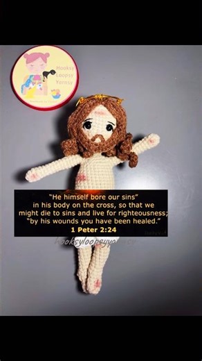 Crochet Jesus’ Crucifixion #crochet #amigurumi #crocheting #croche #crochê #handmade #jesus